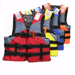High Quality Swimming Lifesaving Waterproof Rescue Oxford EPE Foam Life Jacket Vest