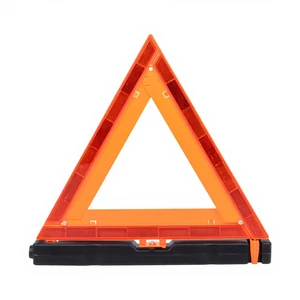 3 Pack Dot Approved Foldable Reflective Road Traffic Safety Warning Triangles Kit with Carrying case
