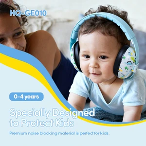CE 352-1 Noise Exposure Occasion Soundproof Ear Safety Kids Hearing Protection Adjustable Earmuffs for Children