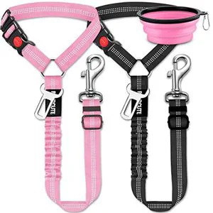 Automatic Retractable Nylon Dog Walking Rope Ring Buckle Cross-Border Pet Supplies Fashion Style Solid Pattern Car Seat Belt