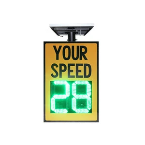 23 Years Factory Speed Display Radar Traffic Sign Solar Radar Speed Sign Board Detector Slow Down Speed Limit Sign