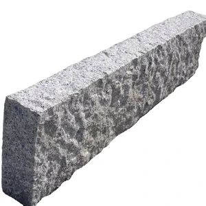 Modern Design G341 Natural Split Surface Granite Curbstone with Graphic Design Project Solution Capability