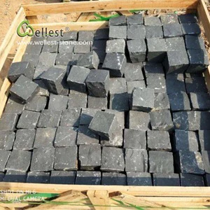 Black Basalt Rock for Sale Basalt Cobble Stone Paving Stone for Driveways Basalt Brick