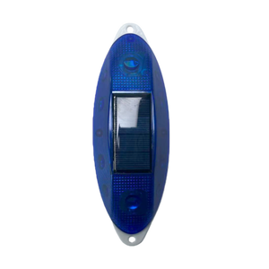 High Brightness Plastic Solar LED Traffic Light Road Strobe Emergency Signaling Warning Light IP68 Rated High-Intensity
