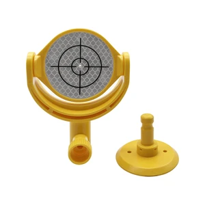Tilting Reflector with Printed Crosshair Dia.60mm Plastic Tilting Reflector with Base Reflective Target