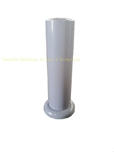 White-Steel-Round-Safety-Bollard-Roadway Product