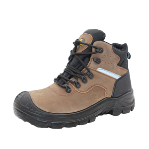 Low Price Winter Smash Stab Resistance Working Steel Toe Unisex Safety Shoes Black Brown Leather Anti Static