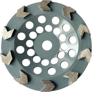 Diamond V-Shape Arrow Cup Grinding Wheel For Concrete Stone 4.5