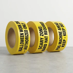 Custom Printed Logo Caution Tape Branded Warning Barrier Tape Manufacturer OEM Safety Ribbon for Security and Events