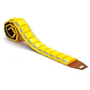 Foldable Modular Speed Hump Portable Road Speed Reducer with Reflective Strips