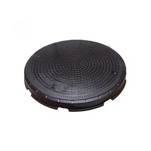 Anti-theft FRP SMC Composite Round High Strength Durable Manhole Covers For Roadway