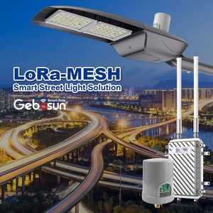 NEMA Lora-Mesh IOT Smart Street Lighting System Wireless Control Street Light With SSLS Platform IP65 Waterproof Outdoor Highway
