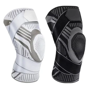 Professional Sports Silicone Stabilizer Kneecaps Knee Protective Sleeve for Basketball Running Joint Protector for Elbow Knees