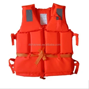 YUANJIAN JS-11 Marine Rescue Equipment Offshore Work Life Vest Orange 75N Buoyancy Reflective Oxford Fabric ZY Certified