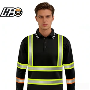 HBC Woven Polyester Reflective Fabric for Custom Safety Clothing Industrial Workwear and High Visibility Apparel