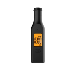 2025 New Rechargeable Breath Alcohol Breathalyzer Tester AT-928 Black CE RoHS Certified 0.000-1.990 BAC