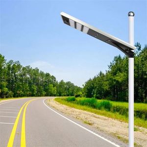120 Watts Lumens Smart City All in One Intelligent Solar Street Led Light Traffic Lights on the Highway