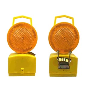 Led Light Road Block Traffic Cone Blinker Yellow Flash Traffic Warning Light