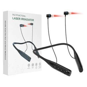 Semiconductor Neck-Mounted Nasal Ear Laser Therapy Device 650nm Physiotherapy Acupoint Irradiation Tinnitus Treatment Home-use