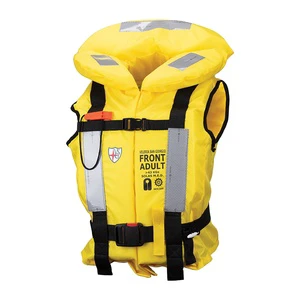 POSEIDON Solas Jacket Vest Life Jacket. Professional Users and Crews Yellow Version Certified SOLAS