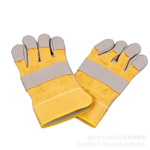 Top-grain Cowhide Welding Gloves, Made in China, Customizable, Multiple Styles, Factory Direct - Durable Professional Protection