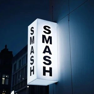Outdoor Business Signage Storefront LED Illuminated Sign Store Logo Sign 3d Lightbox Sign For Advertising Light Box