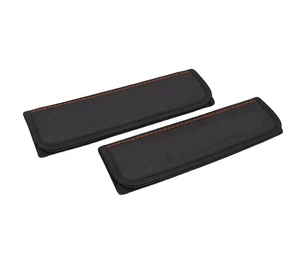 New Customized Logo Carbon Fiber Safety Strap Covers Cushion Pad Fit Seat Belt Shoulder Pads for Car Accessories