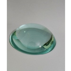 Double Convex Glass Lens for Light Refraction and Magnification Educational Biconvex Science Teaching Tool OEM Customizable