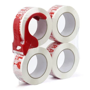 Premium High Adhesion Fragile Warning Adhesive Tape Waterproof Sealing Tape with Strong Acrylic Glue for Safe Moving
