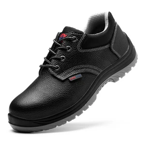 6KV Electrical Insulation Safety Shoes Composite Fiberglass Toe Cap Embossed Cowhide Leather PU Injection Boots for Electrician