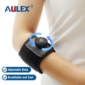 Professional Sports Adjustable Compression Elbow Brace Neoprene Protective Gear for Fitness Breathable Sports Arm Sleeve
