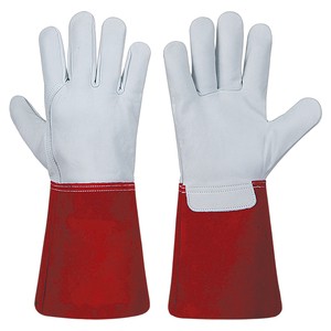 Heat-Resistant Welding Gloves for Stick, Tig, and Mig Welding with Leather Construction