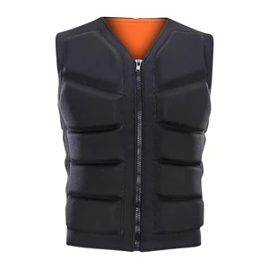 Wholesale Neoprene Swimming Marine Surfing EPE PVC Foam Life Jacket Water Sport Safety Impact Life Vest for Jet Ski Boat Adult