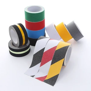 High Quality Heat Resistant Yellow Black PVC PE Tape Hot Melt Walkway Marking Tape Safety Road Warning Tape for Road Marking