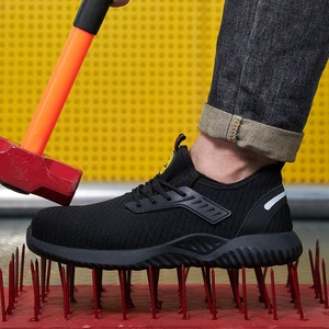 MAS900-1 Wholesale Black Anti-Static ESD Shoes Labor Protection Work Shoes for Men and Women Safety Shoes for Workshop Use