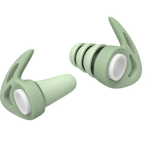 Reusable Sleep Noise Reduction Earplugs, Interchangeable Size And Washable Noise Reduction Earplugs, Silicone Earplugs