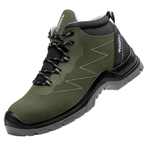 Best-selling Anti-crush, Anti-puncture, Anti-odor, Anti-static Steel Toe Shoes for Construction Sites and Work Safety Shoes