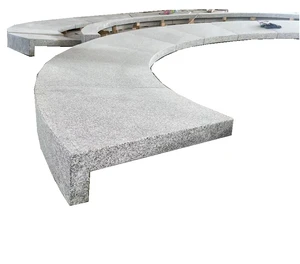Customize Dark Grey Granite Curbing Stone Outdoor Border Kerbstone