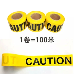 Durable PVC Safety Warning Tape for Floor Marking Hazard Caution Tape for Warehouse Social Distancing & Lane Marking