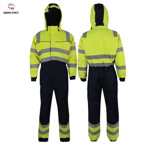Men's Customized Yellow Safety Work Clothing Durable Breathable Protective Logo With Anti-Static Anti-Cut Features