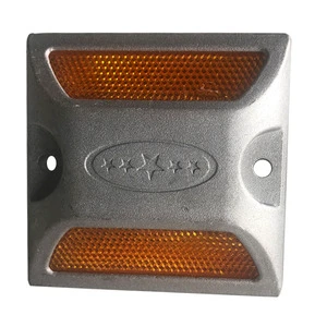 Highway Filling Sand Aluminium Reflective Cat Eye Road Stud Traffic Safety Metal Reflector Traffic Warning Product