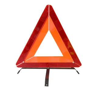 Road Safety Reflectors Foldable Triple Warning Triangle Emergency Warning Triangle Reflective Safety Triangle Sign