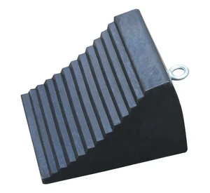 Direct Factory Supply-Rubber Car And Motorcycle Wheel Chocks Parking Lift Stopper For Car Parking Lot