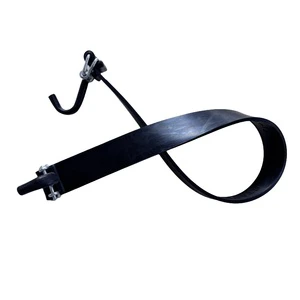 Black EPDM Rubber Binding Belt (Rubber Strap) For Truck Tarpaulin and Bicycle Luggage Rope