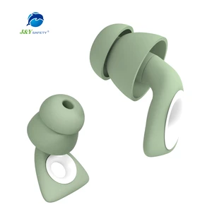 Silicone Ring-Shaped Earplugs Ultra-Soft For Noise Reduction Improved Sleep Airplane Earplug Flexible Hearing Protection