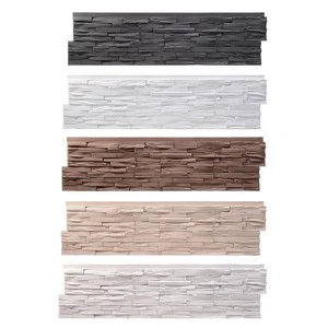 Exterior Pu Stone Panels Wall Cladding Tile