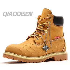 Men's New Style Safety Work Shoes Genuine Leather Boot Oxford Outsole Labor Protection Insurance