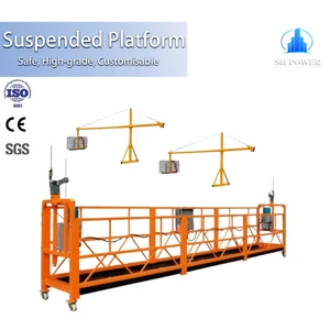 ZLP500 ZLP630 Hanging Platform Suspended Platform High Rise Construction Gondola Lift