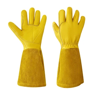 Competitive Prices Full Finger Tig Welding Glove Daily Work and Fire Leather Gloves OEM Service Tig Welding Glove in Top Quality
