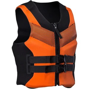 Children's Water Sports Life Jacket PVC/EPE Foam Survival Marine Adjustable Boat Vest Swimming Fishing 150N Buoyancy CE